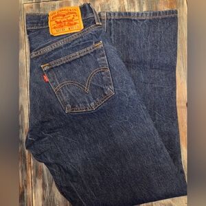 Levi's Men's 501  Dark Blue Straight Jeans W30 X L28